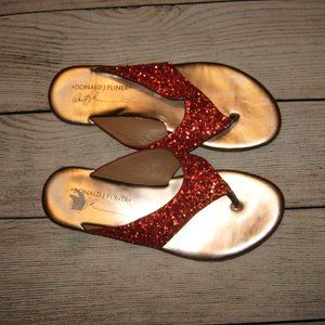 Donald J. Pliner Glittery Sandals 6.5